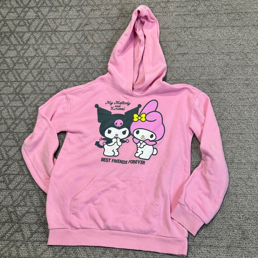 My Melody and Kuromi Pink Hoodie - Best Friends‎ Forever - Kids XL